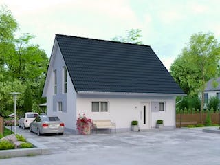 Massivhaus IL-1-129 von Elbe-Haus,  Außenansicht 1