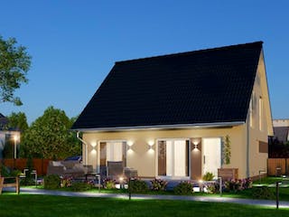 Massivhaus IL-1-139 von Elbe-Haus,  Außenansicht 4