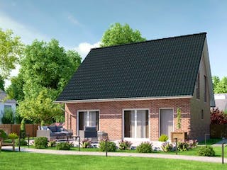 Massivhaus IL-1-139 von Elbe-Haus,  Außenansicht 3