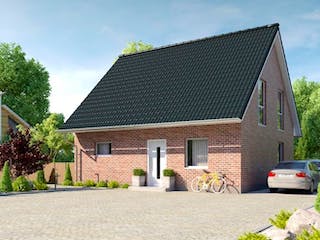 Massivhaus IL-1-139 von Elbe-Haus,  Außenansicht 2