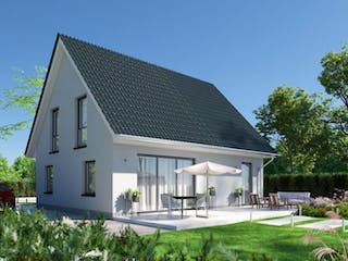 Massivhaus IL-1-142 von Elbe-Haus,  Außenansicht 4