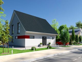 Massivhaus IL-1-142 von Elbe-Haus,  Außenansicht 2