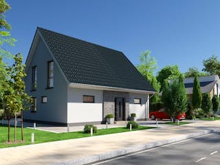 Massivhaus IL-1-142 von Elbe-Haus,  Außenansicht 3