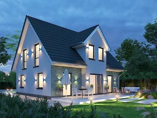 Massivhaus IL-1-142 von Elbe-Haus,  Außenansicht 1