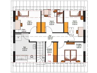 Massivhaus IL-1-152 von Elbe-Haus® Ost, Grundriss 1