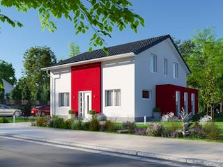 Massivhaus IL-1-166 von Elbe-Haus® Ost, Außenansicht 2