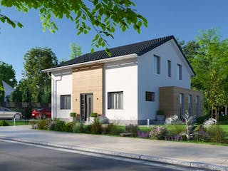 Massivhaus IL-1-166 von Elbe-Haus® Ost, Außenansicht 1