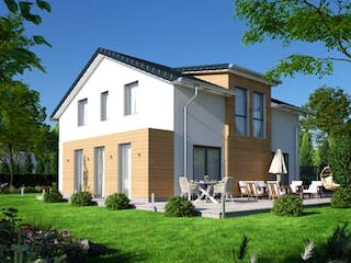 Massivhaus IL-1-166 von Elbe-Haus® Ost, Außenansicht 3