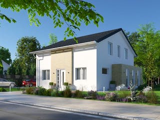 Massivhaus IL-1-166 von Elbe-Haus,  Außenansicht 4