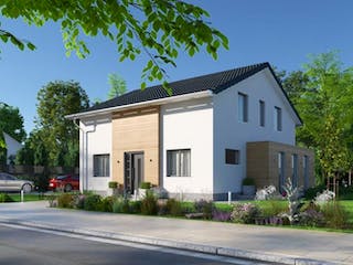 Massivhaus IL-1-166 von Elbe-Haus,  Außenansicht 1