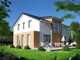 Massivhaus IL-1-166 von Elbe-Haus,  Außenansicht 3