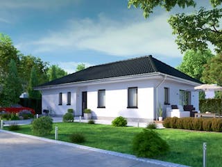 Massivhaus IL-3-104 von Elbe-Haus® Ost, Bungalow Außenansicht 1