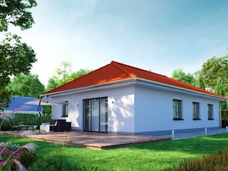Massivhaus IL-3-104 von Elbe-Haus® Ost, Bungalow Außenansicht 3