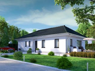Massivhaus IL-3-104 von Elbe-Haus, Bungalow Außenansicht 1
