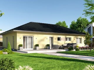Massivhaus IL-3-112 von Elbe-Haus, Bungalow Außenansicht 3