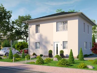 Massivhaus IL-6-119 von Elbe-Haus, Stadtvilla Außenansicht 3