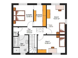 Massivhaus IL-6-139 von Elbe-Haus® Ost, Stadtvilla Grundriss 2