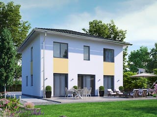 Massivhaus IL-6-139 von Elbe-Haus, Stadtvilla Außenansicht 4