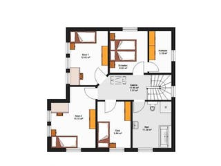 Massivhaus IL-6-154 von Elbe-Haus® Ost, Stadtvilla Grundriss 2