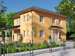 Massivhaus IL-6-154 von Elbe-Haus, Stadtvilla Außenansicht 3