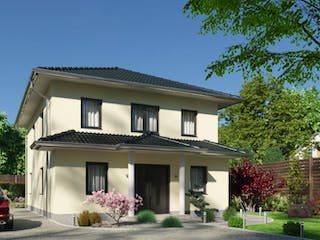 Massivhaus IL-6-158 von Elbe-Haus, Stadtvilla Außenansicht 2