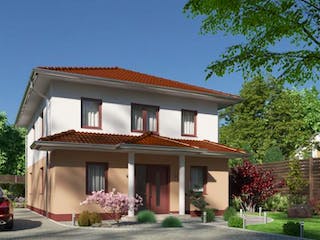 Massivhaus IL-6-158 von Elbe-Haus, Stadtvilla Außenansicht 4