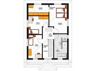 Massivhaus IL-6-158 von Elbe-Haus, Stadtvilla Grundriss 1