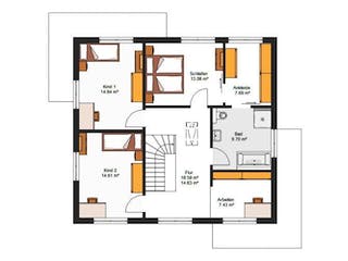 Massivhaus IL-6-196 von Elbe-Haus® Ost, Stadtvilla Grundriss 1