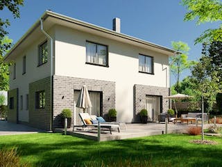 Massivhaus IL-6-206 von Elbe-Haus, Stadtvilla Außenansicht 1