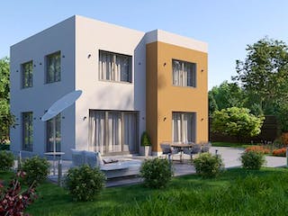 Massivhaus IL-7-115 von Elbe-Haus® Ost,  Außenansicht 1