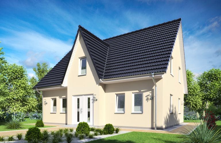 Massivhaus Jade 170 von Rostow Massivhaus, Außenansicht 1