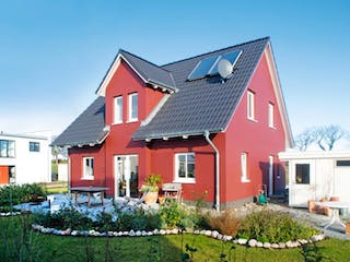 Massivhaus Johannes Gutenberg 135 von Stoll Haus Schlüsselfertig ab 190800€, Außenansicht 1
