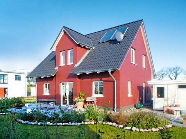 Massivhaus Johannes Gutenberg 135 von Stoll Haus Schlüsselfertig ab 190800€,  Außenansicht 1