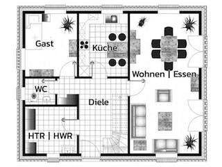 Massivhaus KAGE KLASSIK von Kagebau,  Grundriss 2