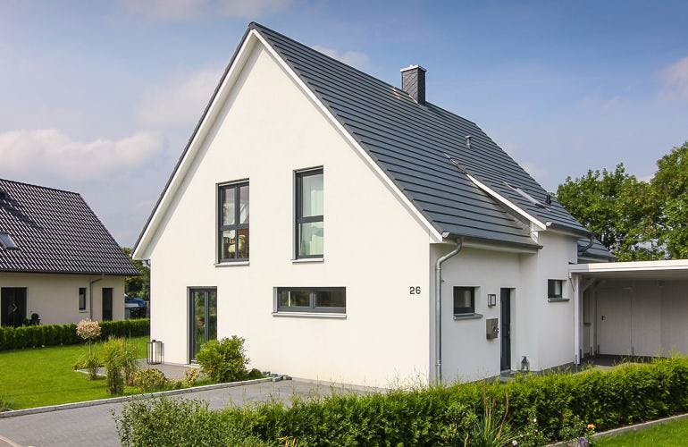 Massivhaus Kapitänshaus 200 von ECO System HAUS, Außenansicht 2