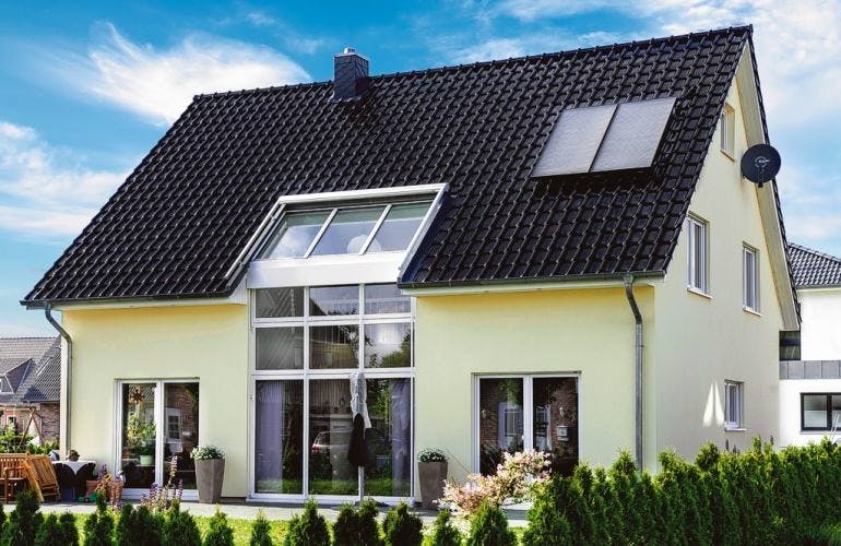 Massivhaus KIBITZHÖHE von Kagebau, Außenansicht 1