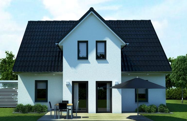 Massivhaus Landhaus Altmark von EWA Hausbau Schlüsselfertig ab 275990€, Außenansicht 2