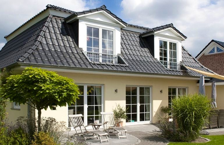 Massivhaus LANDSITZ von Kagebau, Außenansicht 1