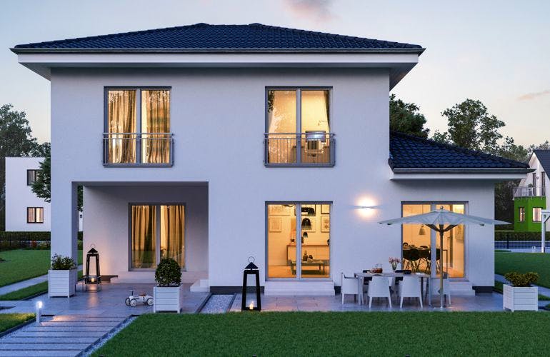 Fertighaus LifeStyle 17.02 W von massa haus, Außenansicht 1