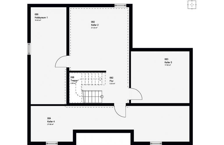 Fertighaus LifeStyle 17.02 W von massa haus, Grundriss 1