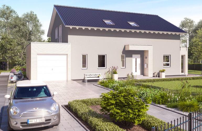 Fertighaus LifeStyle 20.01 S von massa haus, Außenansicht 1
