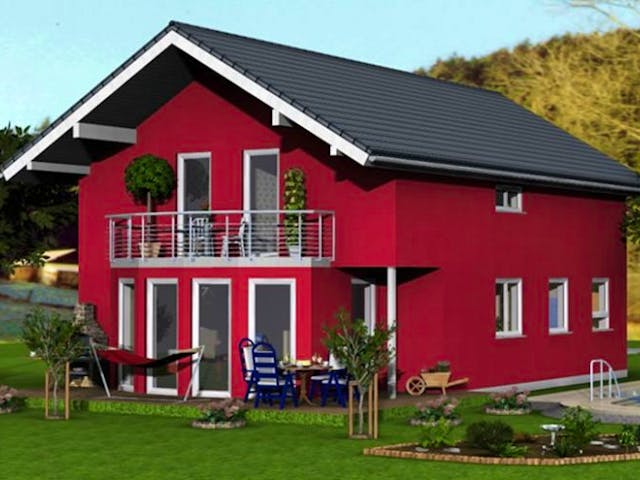 Massivhaus Massivhaus Bad Vilbel von Immobilien Atelier Klaus Reuter, Außenansicht 1 Massivhaus Massivhaus Bad Vilbel von Immobilien Atelier Klaus Reuter, Außenansicht 1