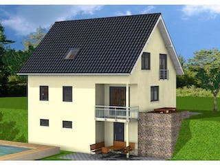 Massivhaus Massivhaus Erzgebirge von Ambiente Massivhaus, Außenansicht 1