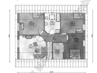 Massivhaus Massivhaus Havel von Ambiente Massivhaus,  Grundriss 1