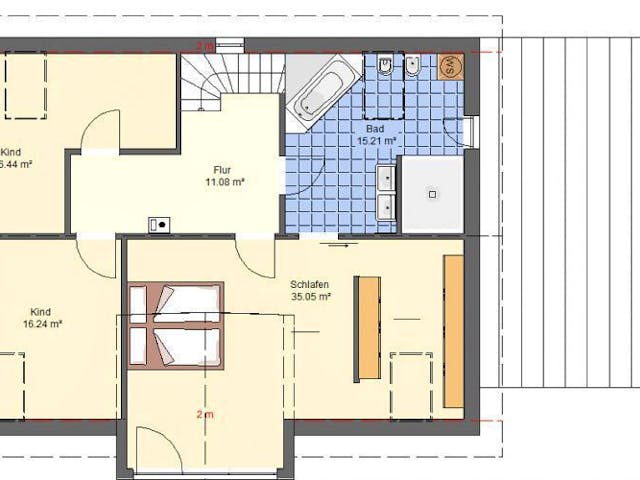 Massivhaus Massivhaus Kahl von Immobilien Atelier Klaus Reuter,  Grundriss 1