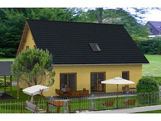 Massivhaus Massivhaus Main mit ELW von Ambiente Massivhaus,  Außenansicht 1 Massivhaus Massivhaus Main mit ELW von Ambiente Massivhaus,  Außenansicht 1