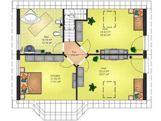 Massivhaus Massivhaus Sulzbach /Taunus von Immobilien Atelier Klaus Reuter, Grundriss 2