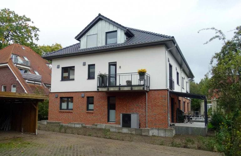 Massivhaus Mehrfamilienhaus Itzehoe II von Hausbauplanung Nord, Außenansicht 1