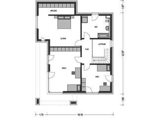 Massivhaus Modern 5000.2 von KONZEPTHAUS, Cubushaus Grundriss 1