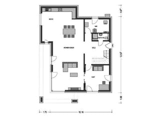 Massivhaus Modern 5000.2 von KONZEPTHAUS, Cubushaus Grundriss 2